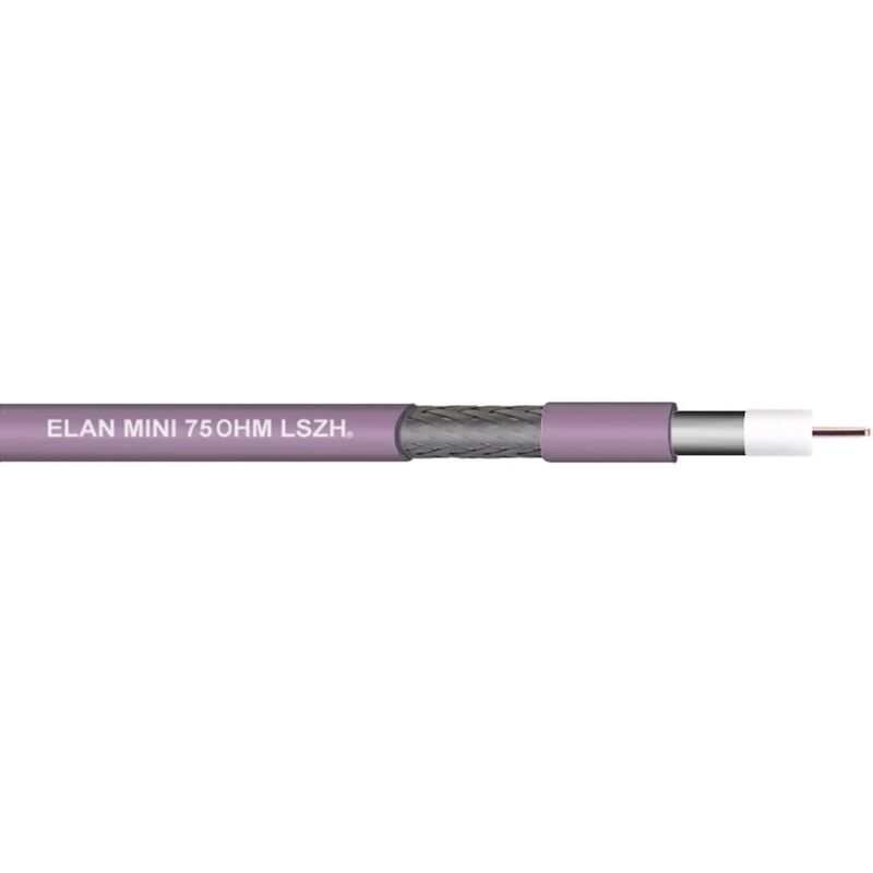 foto del prodotto 70i136 cavo coassiale diam. est. 4.8 rg179 75 violetto 25 m elan