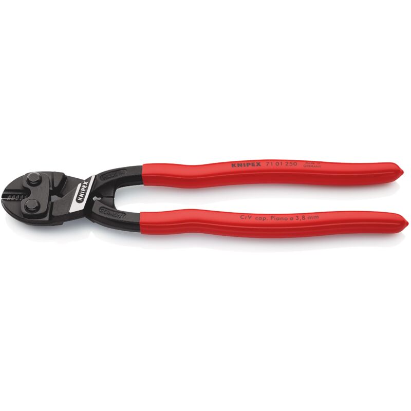 foto del prodotto 71 01 250 cobolt xl tronchese a doppia leva rivestiti in resina sintetica bonderizzata nera 250 mm