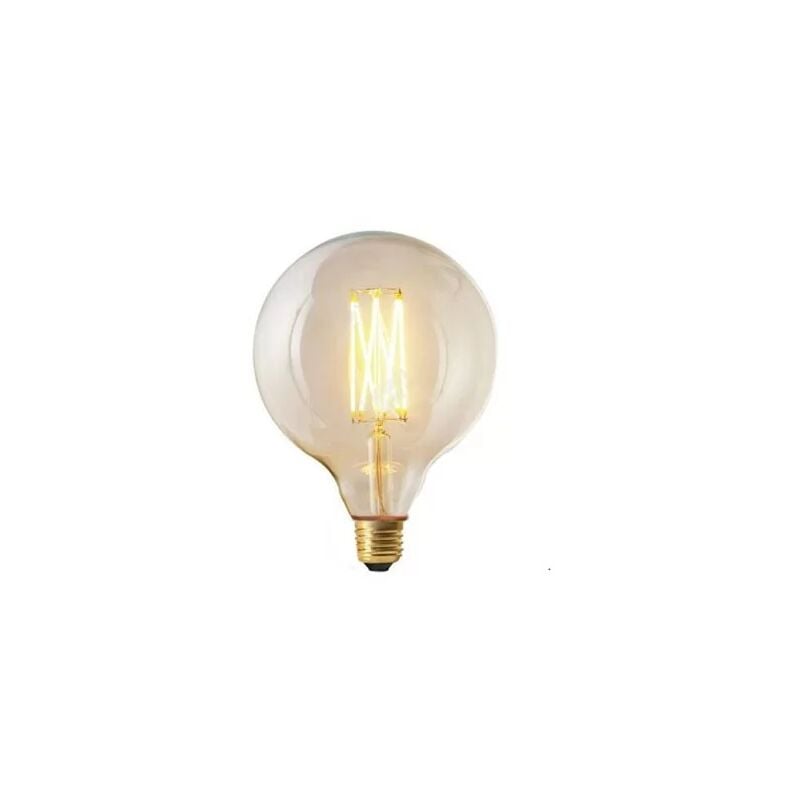 foto del prodotto 715996 lampadina led decorativa filamenti incrociati 125mm 4w e27 2300k trasparente girard sudron