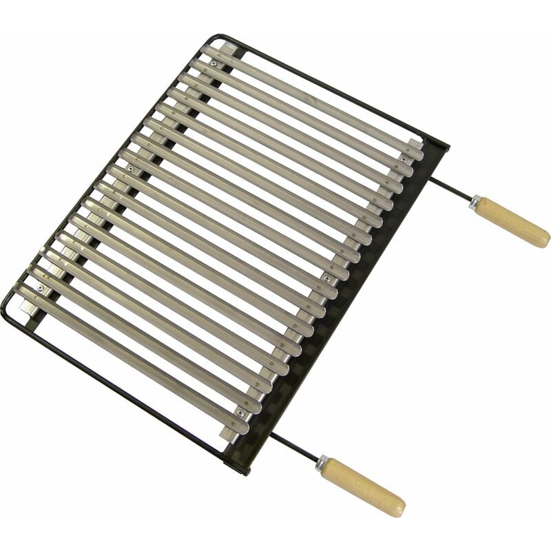 foto del prodotto 71636 griglia per barbecue, di acciaio inox, 62 x 41 cm imex el zorro