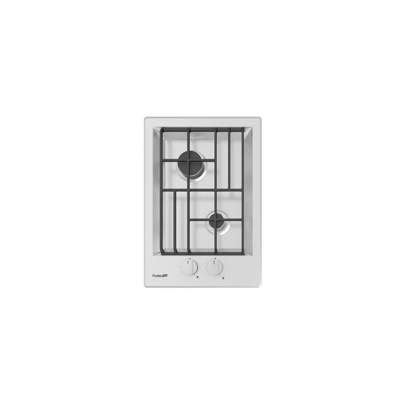 foto del prodotto 7208 032. colore del prodotto bianco, posizionamento dell apparecchio da incasso, tipo di piano cottura gas. bruciatore piccolo 1000 w,