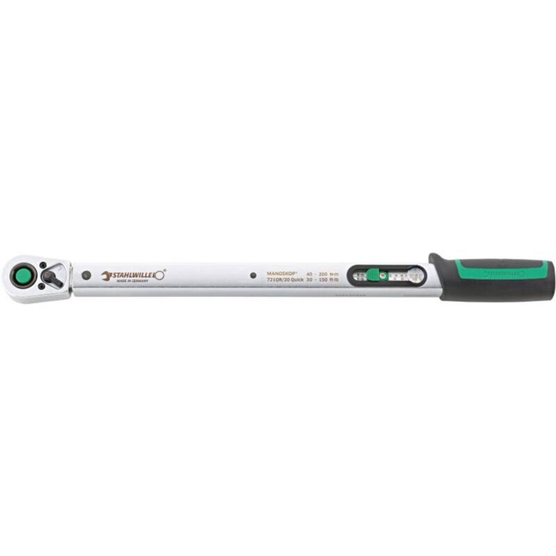 foto del prodotto 721qr 20 quick 50204120 chiave dinamometrica calibrato iso 40 200 nm stahlwille