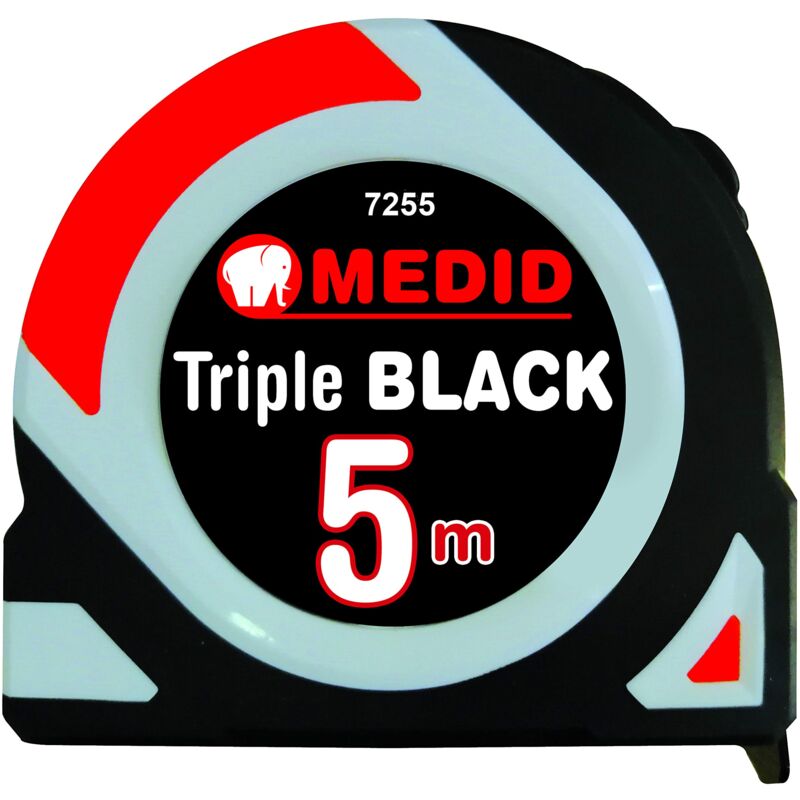 foto del prodotto 7255 flexometro triple black medid