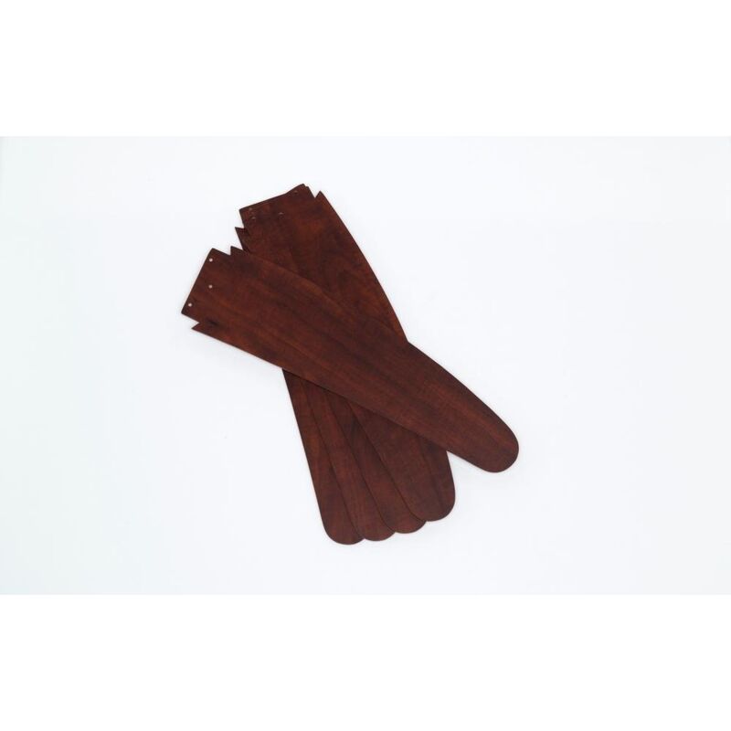 foto del prodotto 72564 bendan one light 132 cm ventilatore a soffitto per interni a cinque pale, finitura in peltro nero con vetro opalino effetto ghiaccio