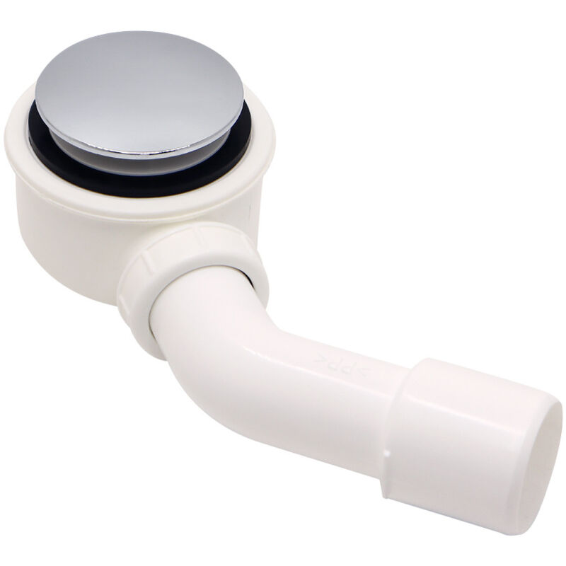 foto del prodotto 726220 72622007 raccordo flessibile per wc, scarico per vasca da bagno in plastica per doccia con tubo flessibile