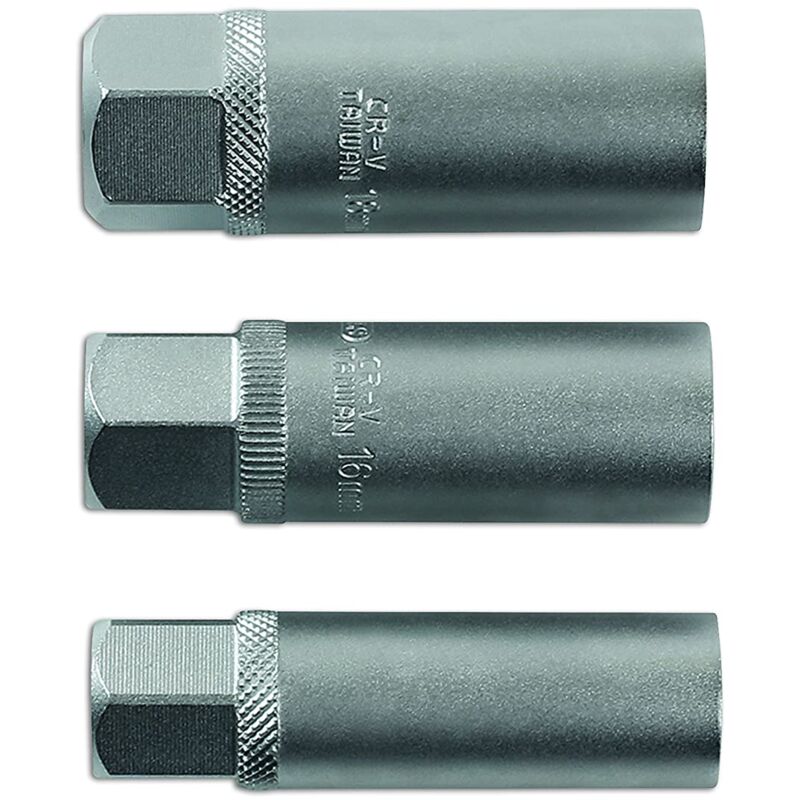 foto del prodotto 7295 set di prese per candele a parete sottile 3 8 d 3 pezzi laser