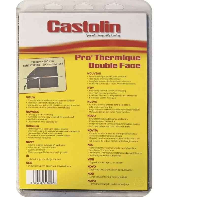 foto del prodotto 730373 ecran pro therm double face 1u isolamento termico per saldatura castolin