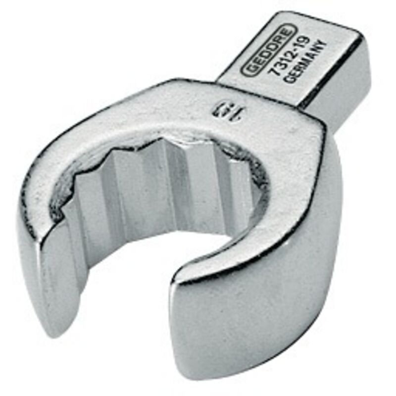 foto del prodotto 7312 19 chiave ad anello a innesto aperta se 9x12 19 mm