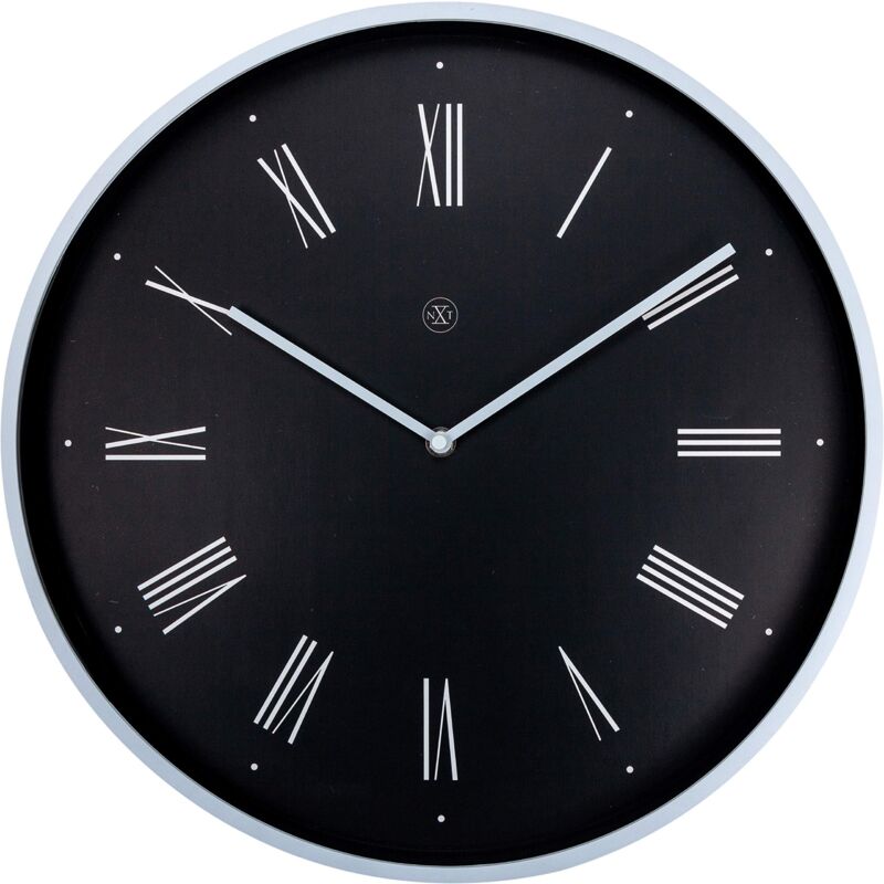 foto del prodotto 7329zw orologio de orologio da tavolo o da parete de quarzo circle black nextime