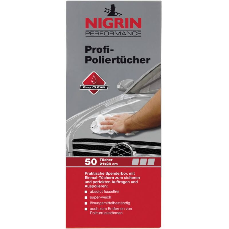 foto del prodotto 73898 salviette per lucidatura auto 50 pz. nigrin