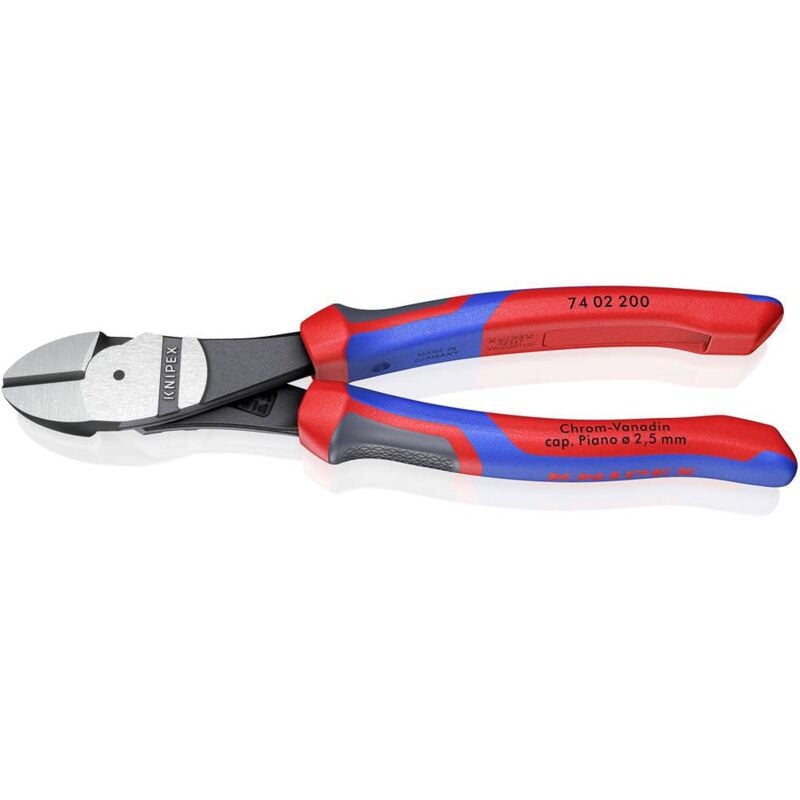 foto del prodotto 74 02 200 officina e meccanica tronchese con taglienti laterali tipo forte con sfaccettatura 200 mm knipex