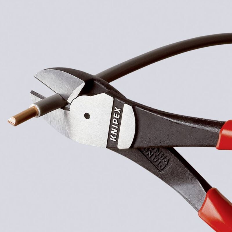 foto del prodotto 74 02 250 officina e meccanica tronchese con taglienti laterali tipo forte con sfaccettatura 250 mm knipex