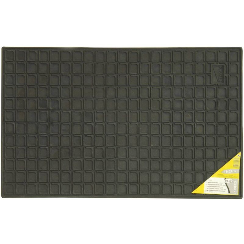 foto del prodotto 74575 tappetino poggiapiedi adatto per marca auto universal gomma l x l 41 cm x 60 cm nero