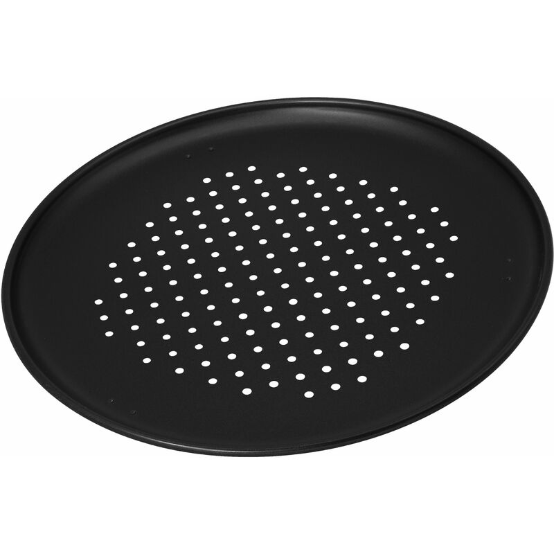 foto del prodotto 7511 stampo pizza forato 32 cm, acciaio, nero, 7511 stampo pizza forato 32 cm zenker