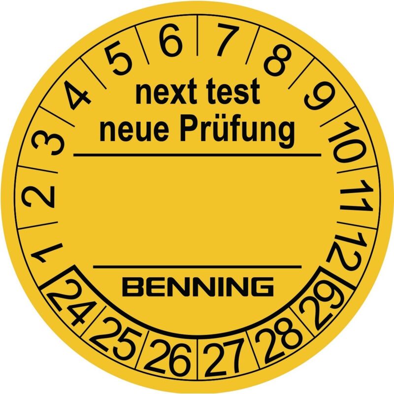 foto del prodotto 756212 giallo 30 mm 30 mm 300 pz. benning
