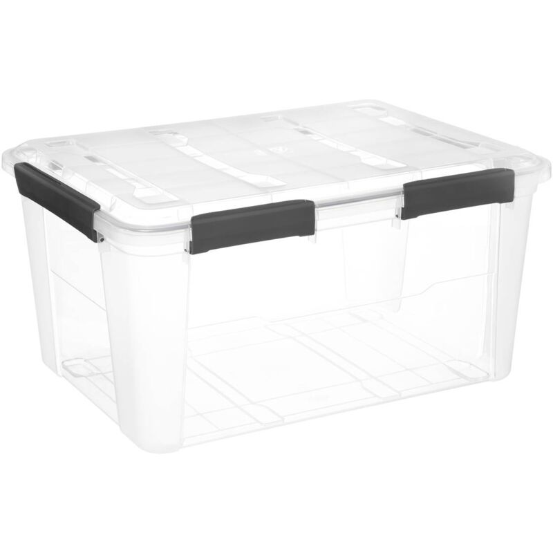 foto del prodotto 75l cassetta di plastica protect con chiusura a scatto 5five