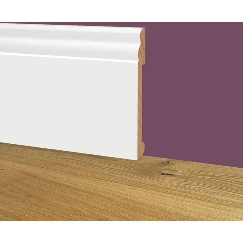 foto del prodotto 76ml bancale di battiscopa ducale in polimeri equalwood hi tec 100x14x2000mm bianco