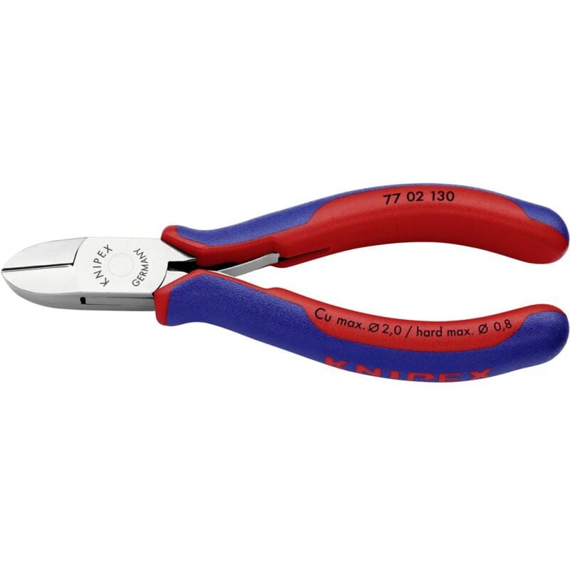 foto del prodotto 77 02 130 elettronica e meccanica di precisione tronchese laterale con sfaccettatura 130 mm knipex