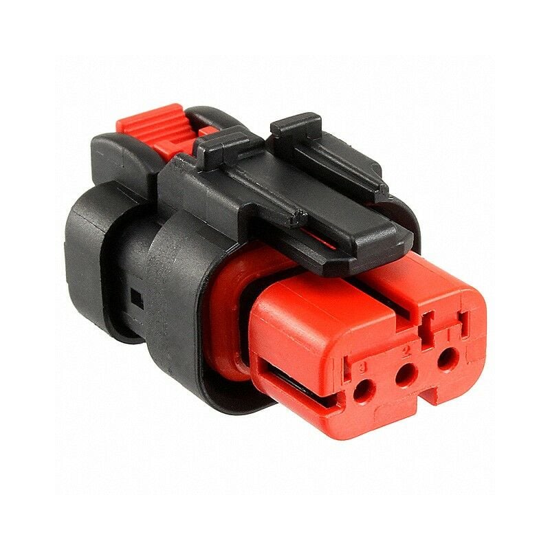 foto del prodotto 776523 1 connettore automobilistico plug assy a 3 posizioni 20 18 awg rosso tyco