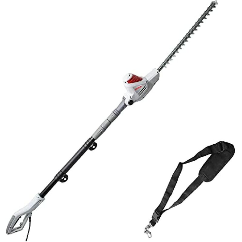foto del prodotto 78001800 tagliasiepi telescopico elettrico iths 600, incl. tracolla, lunghezza 51cm, regolazione dell angolo di taglio, 600 w ikra
