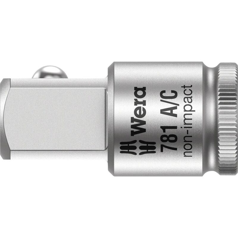 foto del prodotto 781 a c 05042671001 inserto giravite a bussola 1 4 pollici impronta cacciavite 1 4 6.3 mm 1 pz. wera