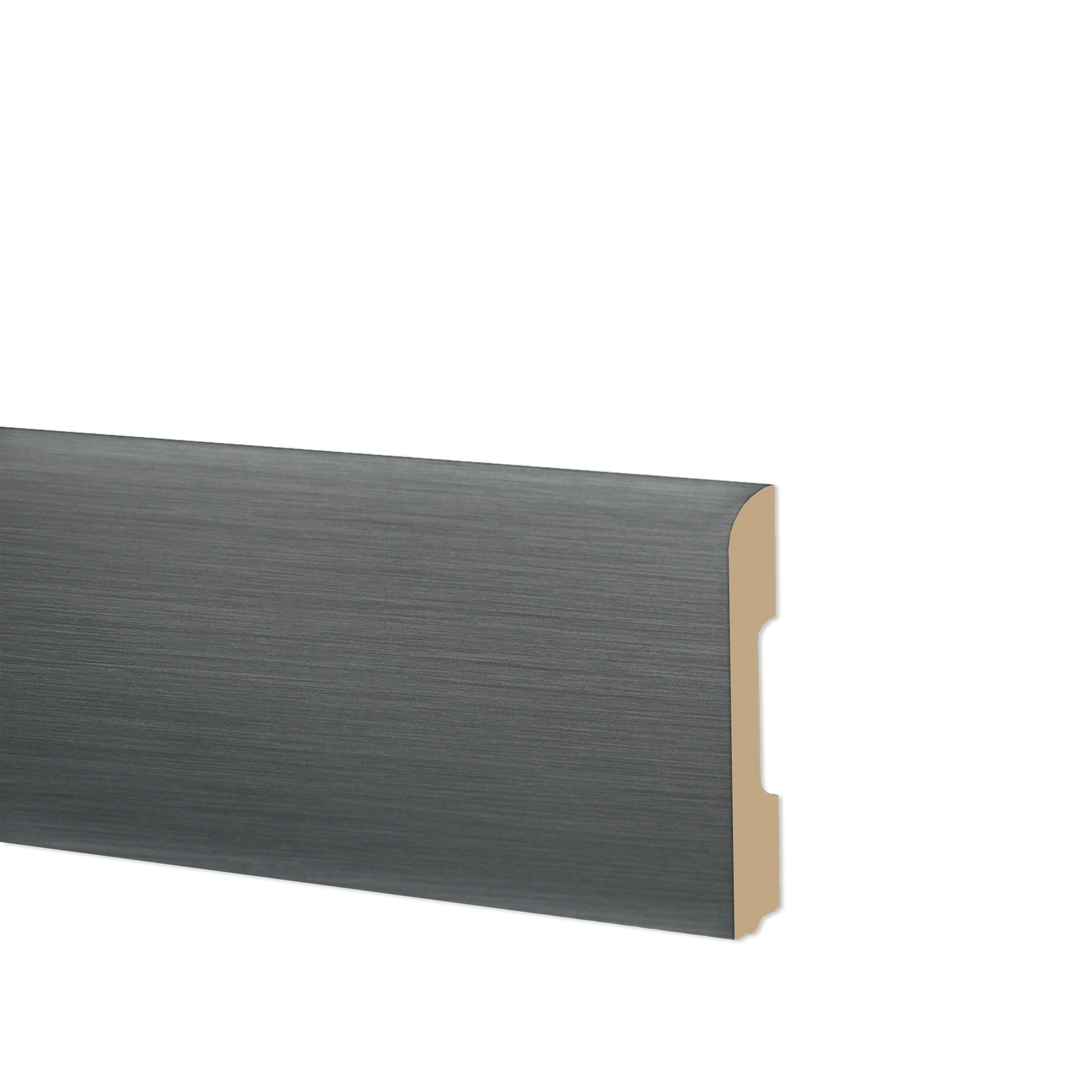 foto del prodotto 78ml bancale di battiscopa bc spazzolato in polimeri equalwood hi-tec 68x10mm bianco, alluminio ecc. - alluminio