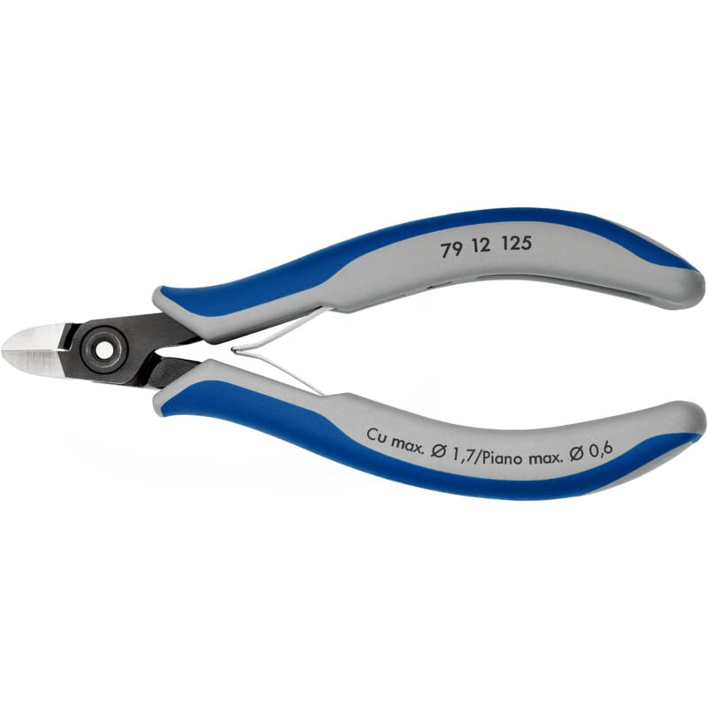 foto del prodotto 79 12 125 tronchese laterale di precisione per elettronica rivestiti in materiale bicomponente brunita 125 mm