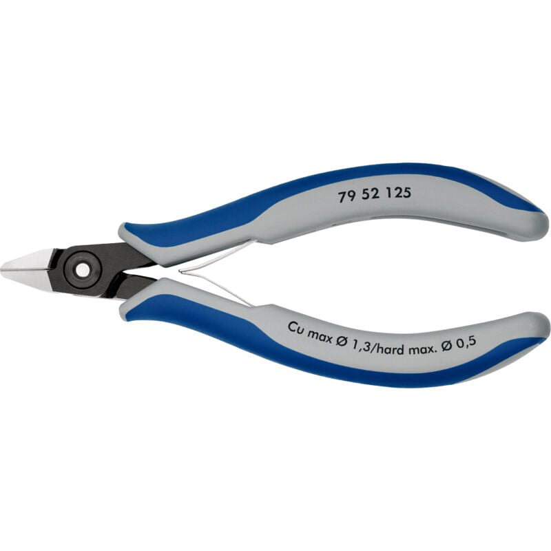 foto del prodotto 79 52 125 tronchese laterale di precisione per elettronica rivestiti in materiale bicomponente brunita 125 mm