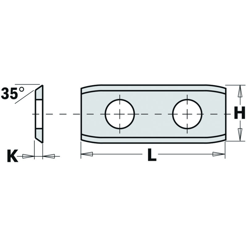 foto del prodotto 790.220.02 coltello rev. triangolo 3 30 22x19x2mm b 6.5sv hw k1920