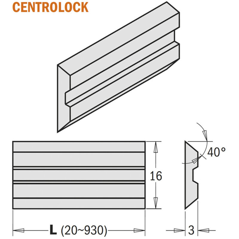 foto del prodotto 795.130.16 set 2 coltelli sistema centrolock 130x16x3mm hps