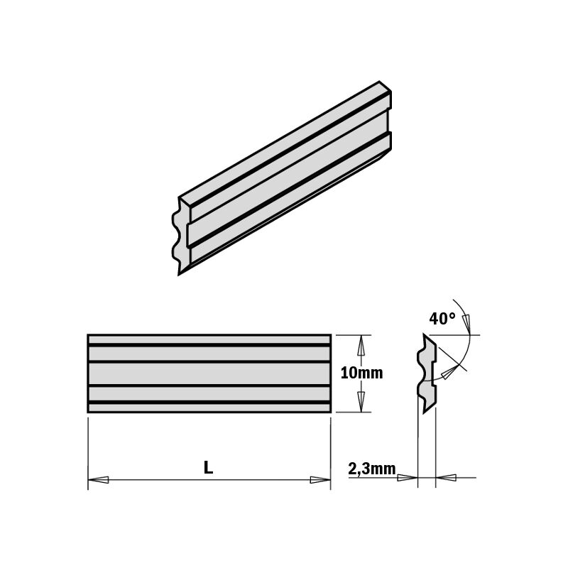 immagine 0 del prodotto 795.300.10 set 2 coltelli sistema tersa 300x10x2.3mm hps