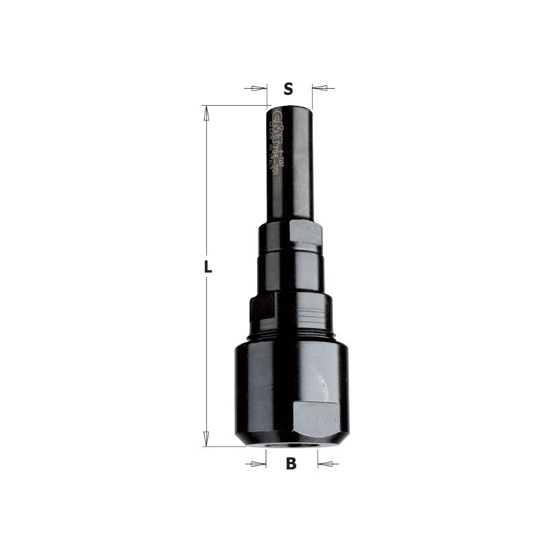 foto del prodotto 796.002.00 kit mandrino portafrese dx con attacco &amp; pinza 12mm