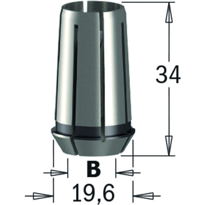 foto del prodotto 796.860.00 pinza elastica per cmt1e cmt2e mm19.6x34 d 6mm