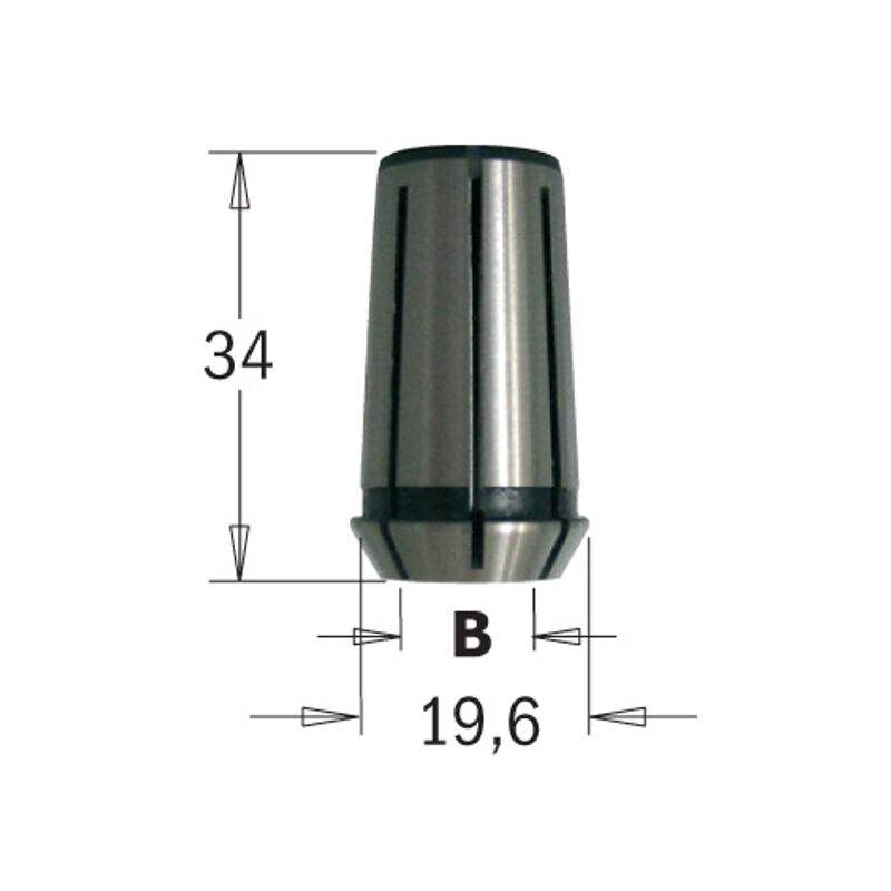 foto del prodotto 796.864.00 pinza elastica per cmt1e cmt2e mm19.6x34 d 6.35mm