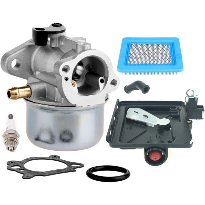 foto del prodotto 799868 carburatore compatibile con briggs stratton 498170 799872 694202 497586 498254 790821 14111 carburatore 795259 base primer per la pulizia