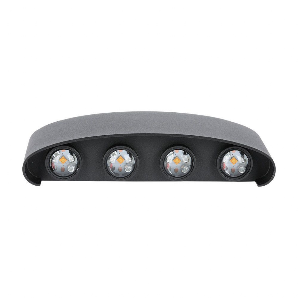 foto del prodotto 7w led wall light sand black ip65 3000k