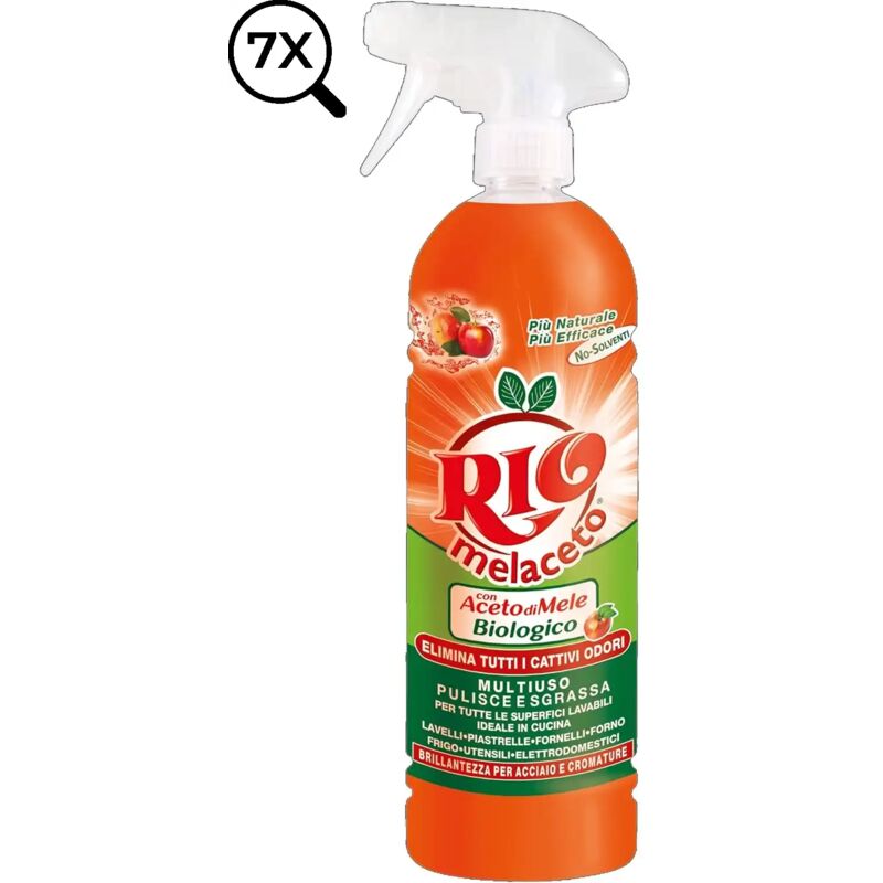 foto del prodotto 7x rio casamia sgrassatore melaceto 800ml con aceto di mele biologico