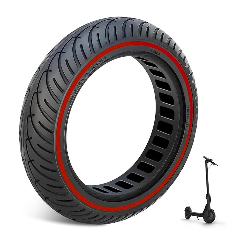foto del prodotto 8 1 2 x 2 ruota 8,5 pollici monopattino elettrico scooter gomme piene ricambio