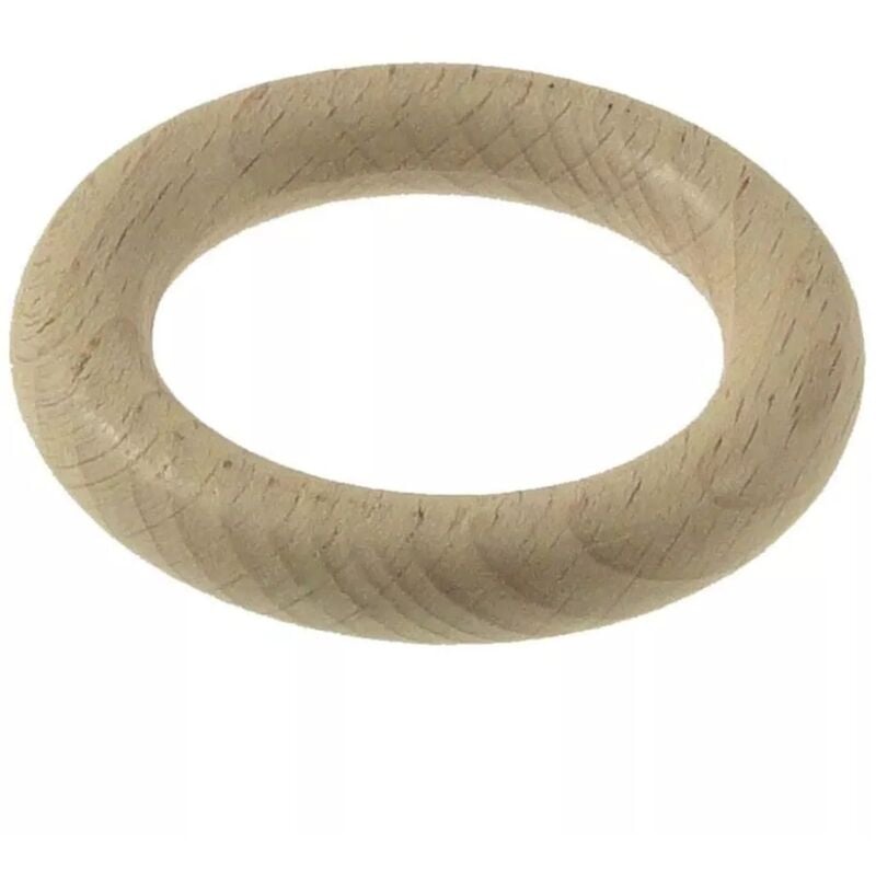foto del prodotto 8 anelli in legno per bastone 28mm x56 int est sbiancato.
