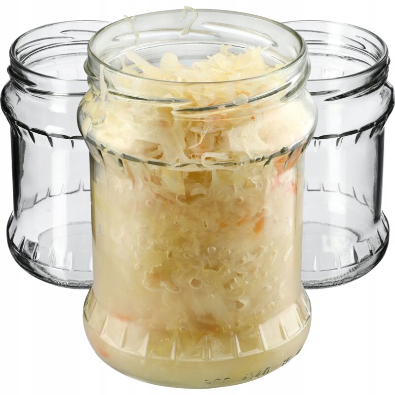 foto del prodotto 8 barattoli di vetro da 500 ml barattoli di vetro marmellata di miele succo di cetriolo kadax