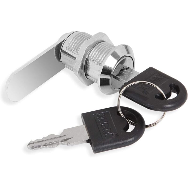 foto del prodotto 8 pack 25mm standard mailbox lock, mailbox cylinder fits most mailboxes, cabinet door lock with 16 keys