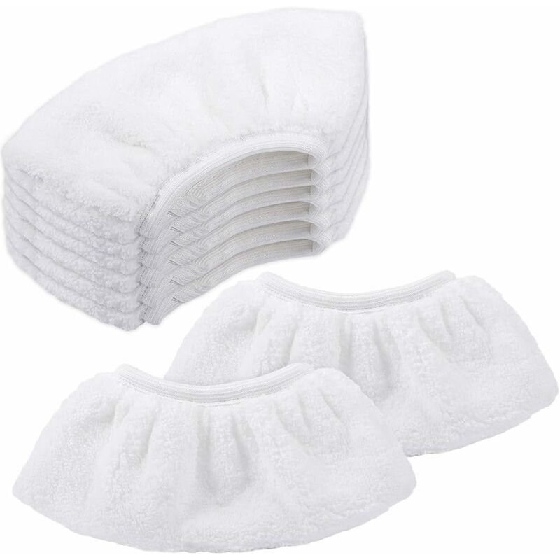 foto del prodotto 8 panni in microfibra per k rcher, panni per ugello manuale, accessori per pulitori a vapore sc 1, 2, 3, 4, 5