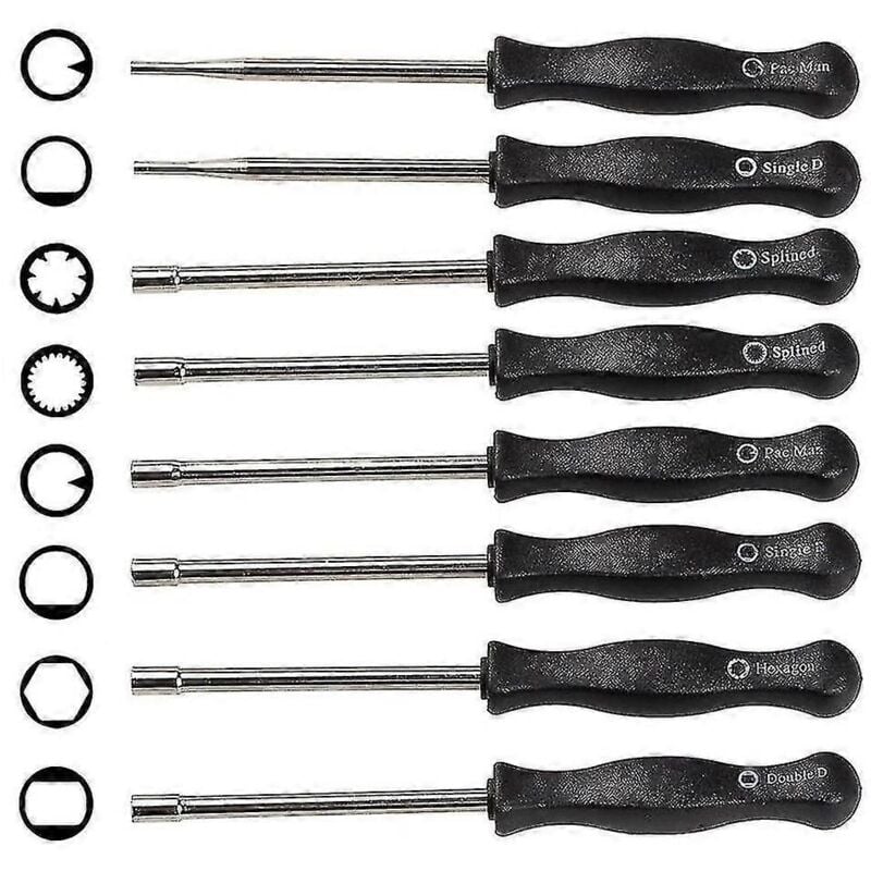 foto del prodotto 8 pezzi cacciavite per carburatore set di strumenti per la regolazione del carburatore alovez