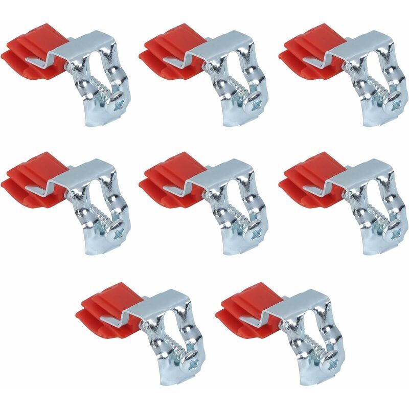 foto del prodotto 8 pezzi clip di fissaggio per lavello clip per lavello da incasso clip di montaggio per lavello clip per lavello da cucina installazione regolabile