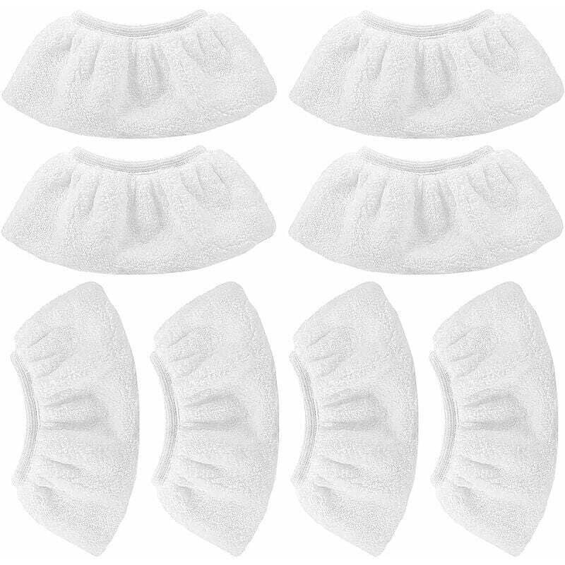 foto del prodotto 8 pz panni in microfibra per, accessorio panni per bocchetta a mano per pulitrici a vapore sc 1, 2, 3, 4, 5,gu.b bon
