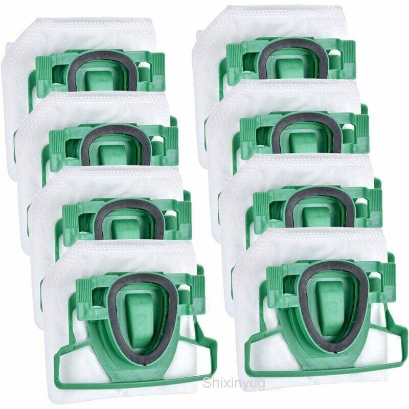 foto del prodotto 8 sacchetti per aspirapolvere in micropile adatti per vorwerk folletto 200 vk200 fp200.5 sacchetti per aspirapolvere per chi soffre di allergie 