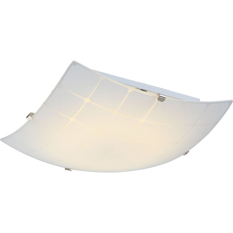 foto del prodotto 8 watt led 1 lampada plafoniera plafoniera illuminazione lampada lampada cromo globo 40452