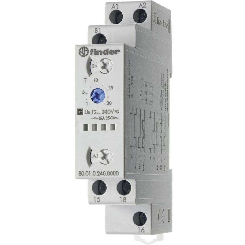 foto del prodotto 80.01.0.240.0000t 80.01.0.240.0000t temporizzatore multifunzione 1 pz. intervallo di tempo 0.1 86400 s 1 scam finder