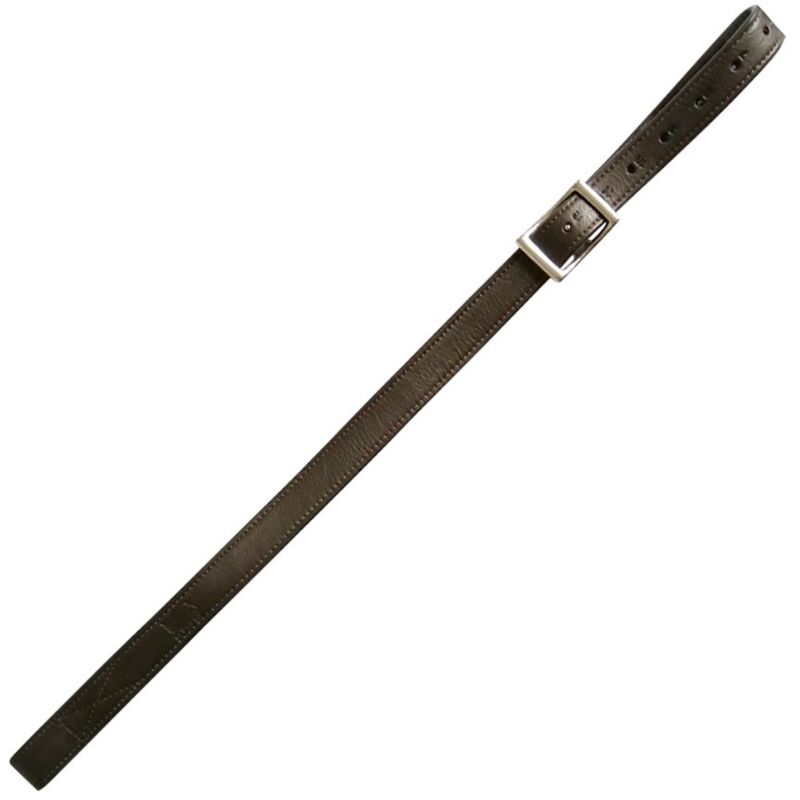 foto del prodotto 80 cm, marron: etriers de dressage en cuir et nylon avec t-lock
