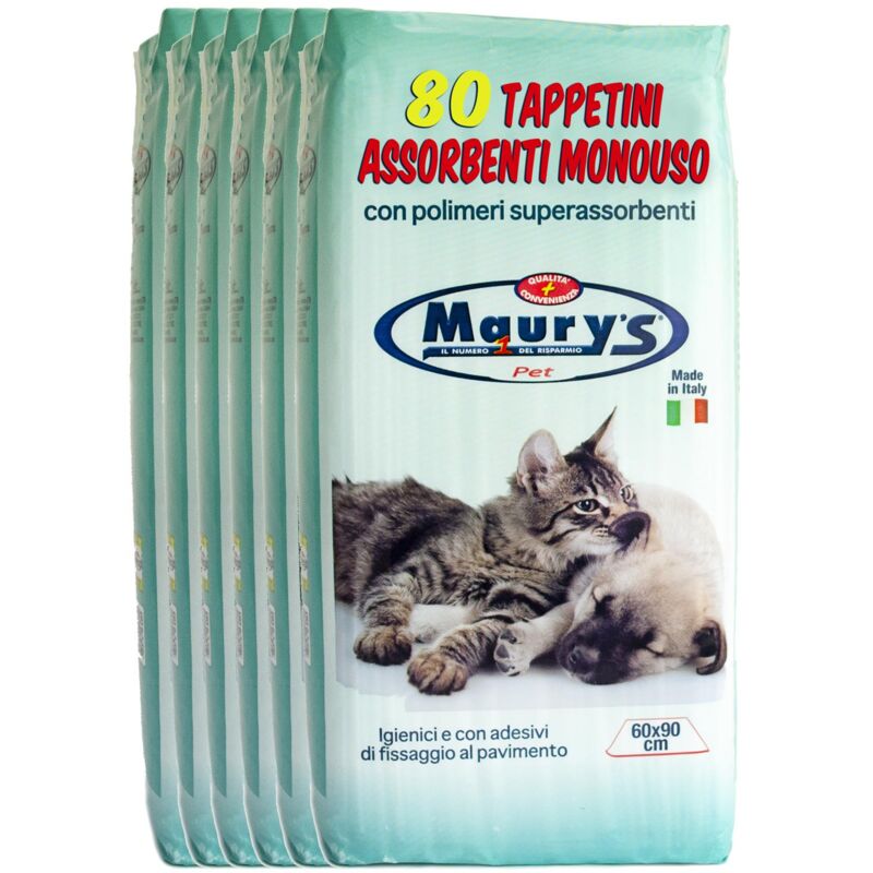 foto del prodotto 80 maury s tappetini animali assorbenti monouso 60x90cm